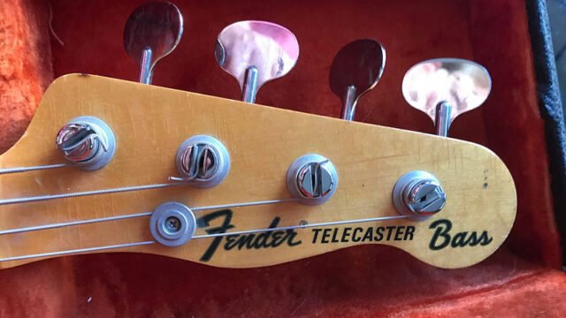 Telecaster Bassのヘッドストック
