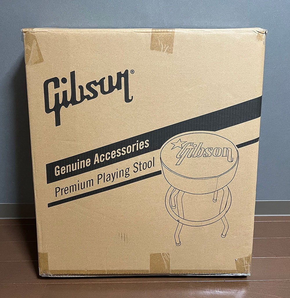 GIBSON Premium Playing Stool, Star Logoの外箱